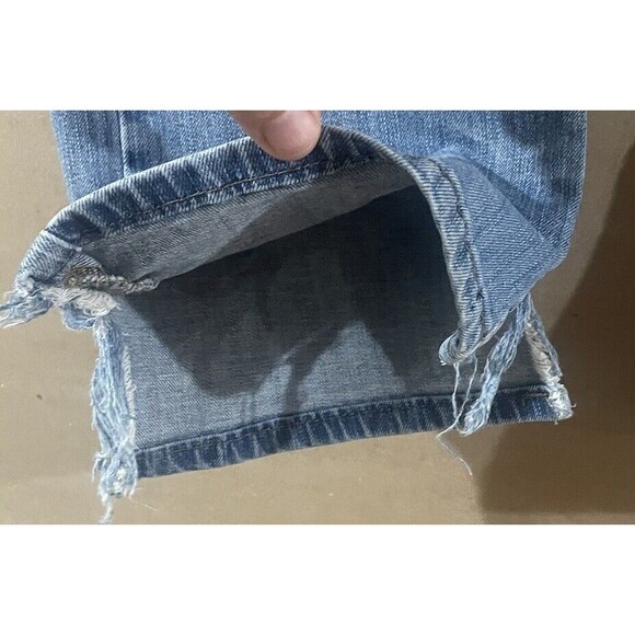 Carhartt Men's Sz 33 X 34 Blue Denim Cotton Jeans Casual Work Jeans. 5 Pockets - Picture 5 of 5